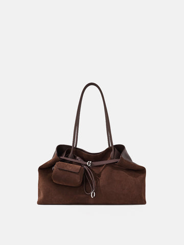 PAZZION, Santina Convertible Tote, Darkbrown